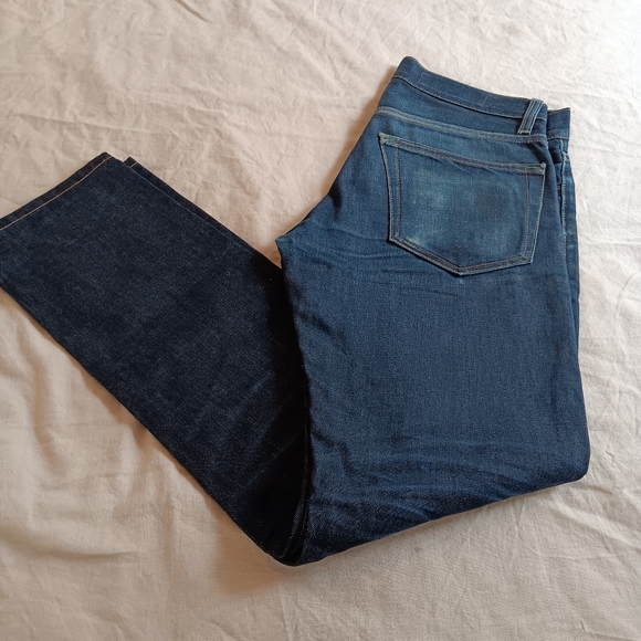 Imogene + Willie Selvage Denim Jeans Button Fly Slim Straight Fit Made In USA 26 - Picture 8 of 14